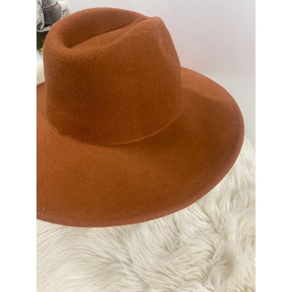 NEW ISABELLA SOMBRERO FEDORA 100% WOOL FRESA OS - Picture 3 of 6